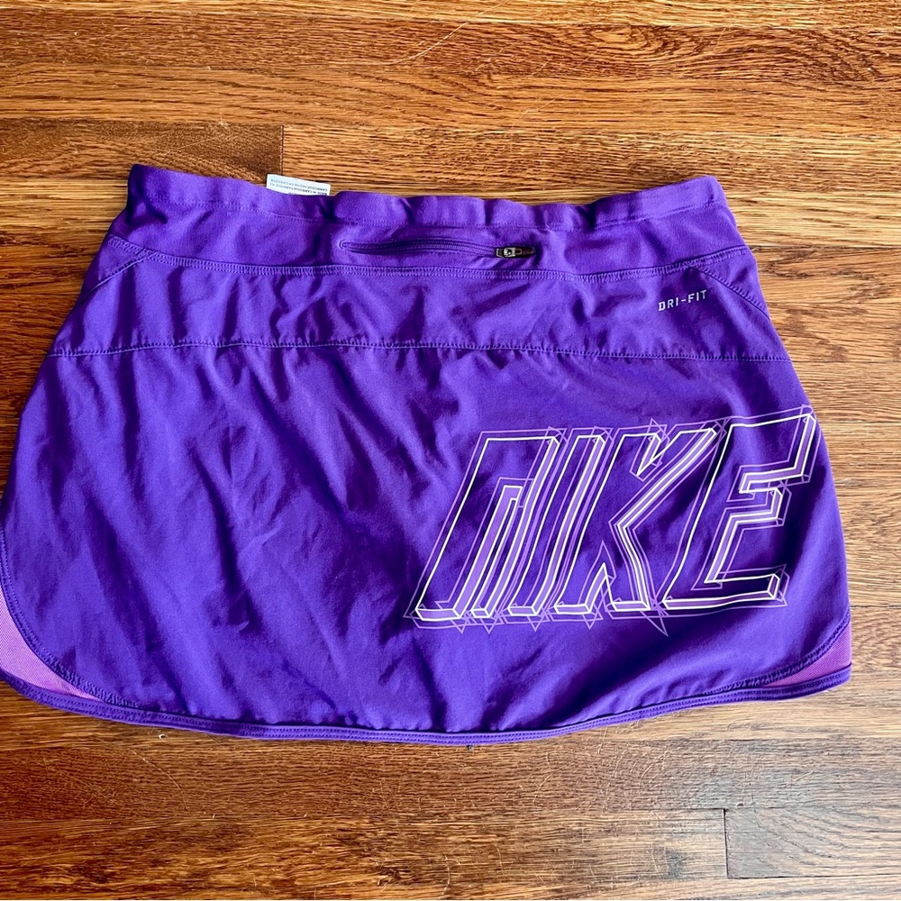 Nike skort dri fit purple M stretch tennis running pickleball